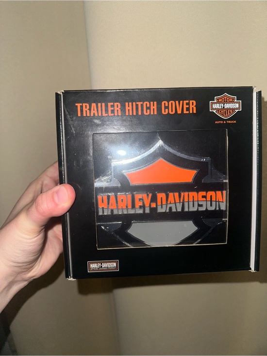 Harley-Davidson Other - Harley-Davidson Black and Orange Trailer Hitch Cover